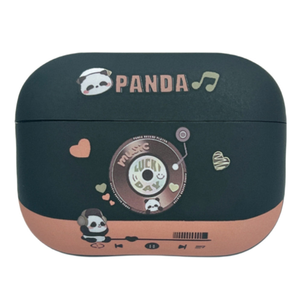 For AirPods Pro 2 Earphone Case TPU Cover Cute Cartoon Earphone Shell Matte Earphone Protector - Black For AirPods Pro 2 Earphone Case TPU Cover Cute Cartoon Earphone Shell Matte Earphone Protector - Black